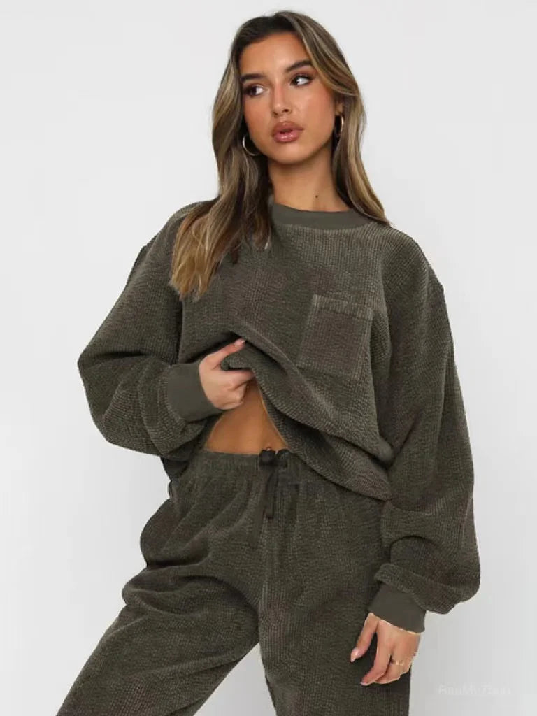 Genovia | Zachte corduroy kleding set 1