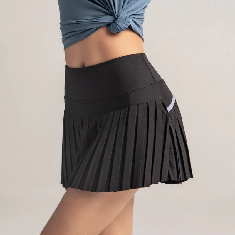 Geplooide Sportieve Minirok | Navando
