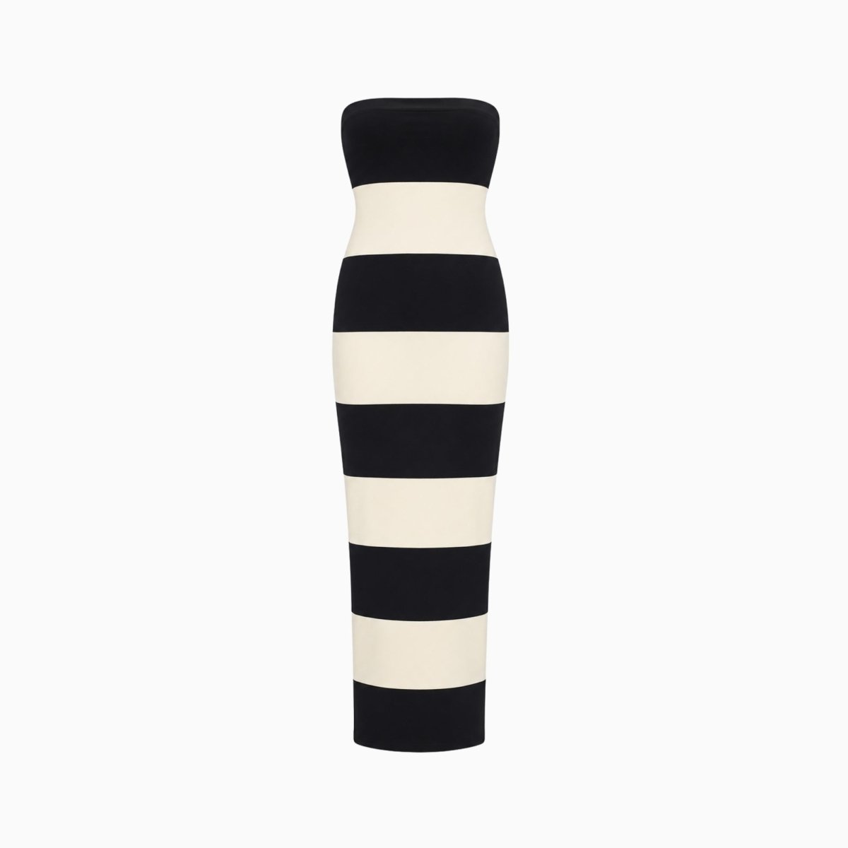 Gestileerde Strapless Maxi Jurk | Navando