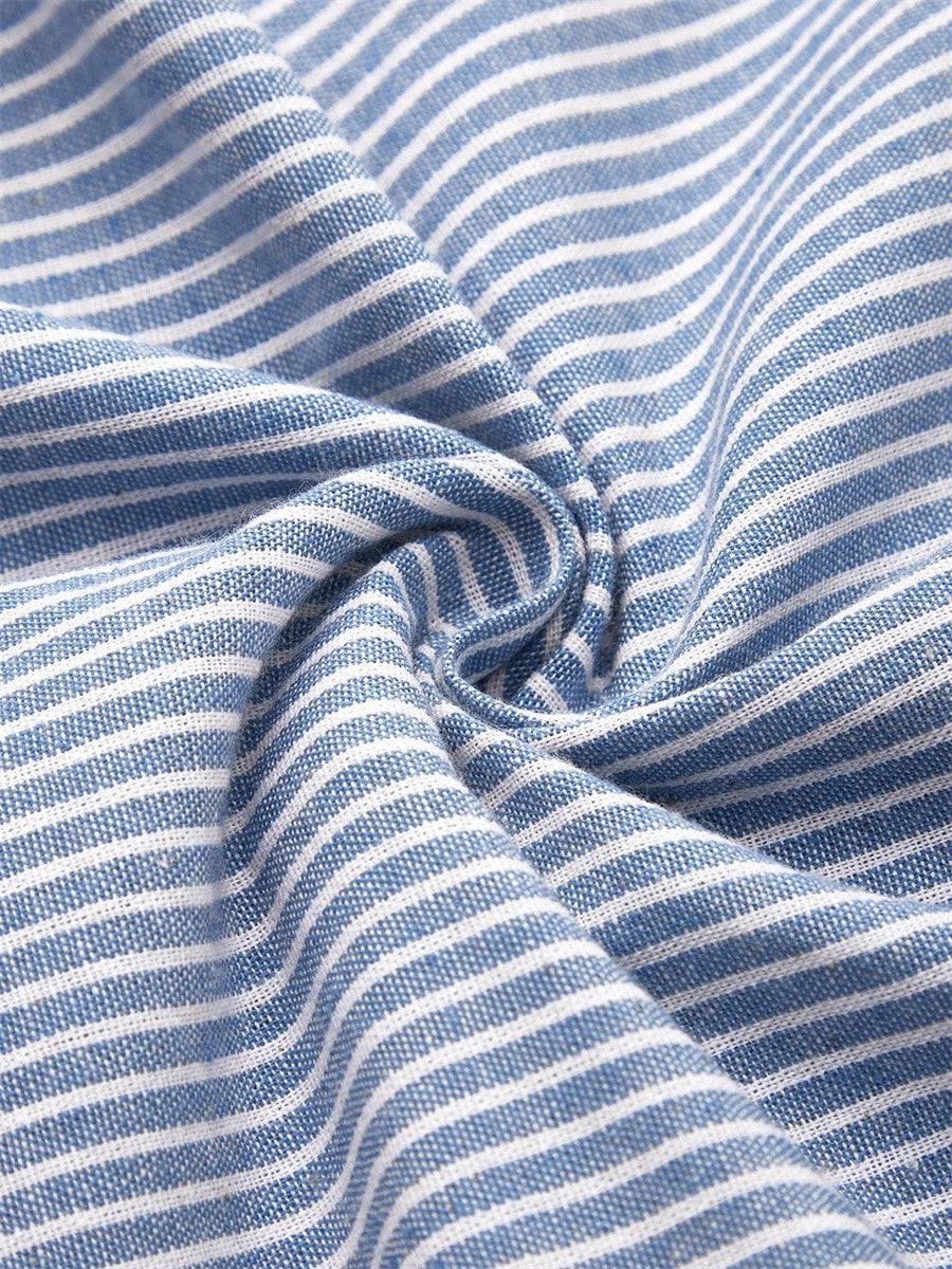 Gestreepte Midi-Jurk | Navando
