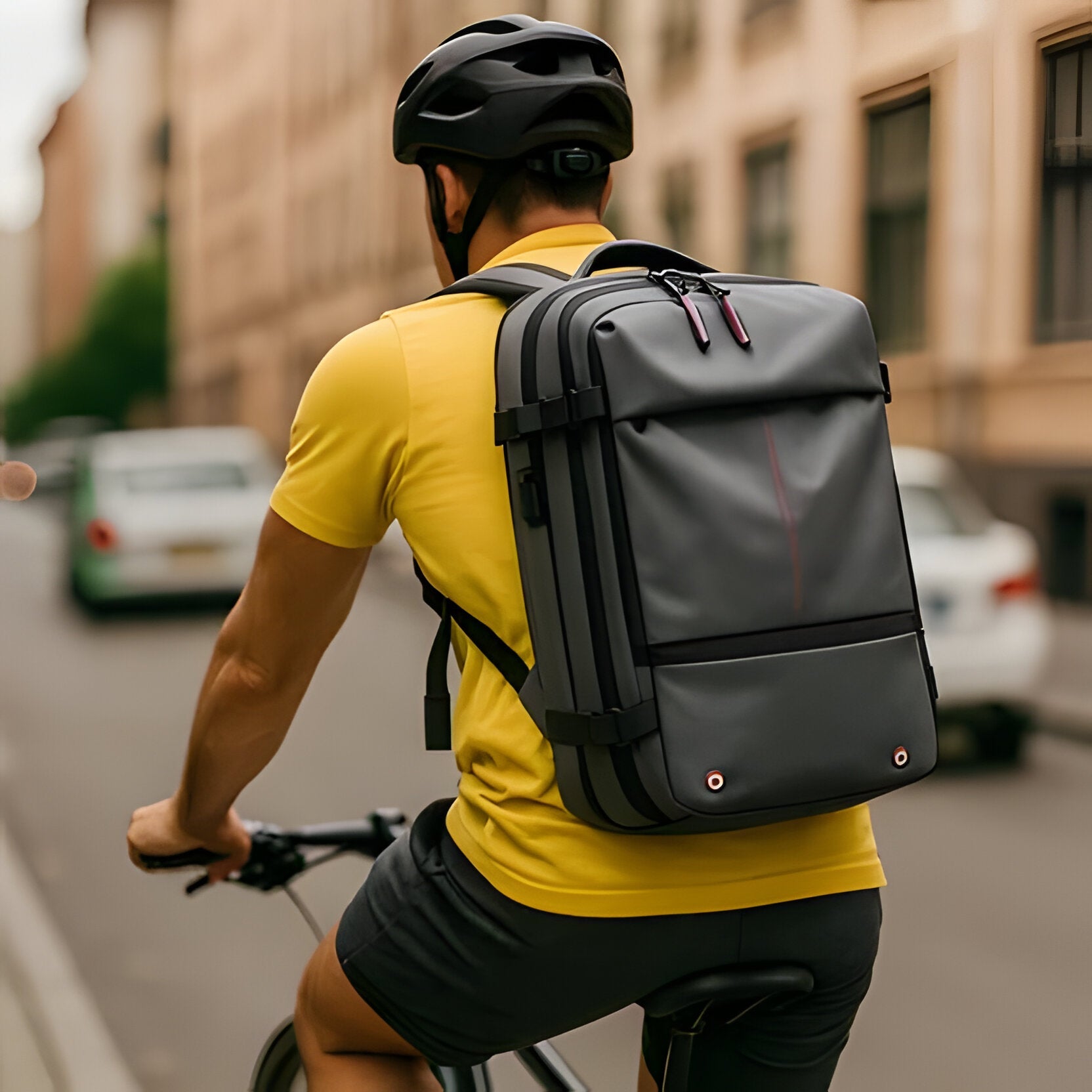 Gestructureerde Vacuum Rugzak Voor Handbagage | Navando