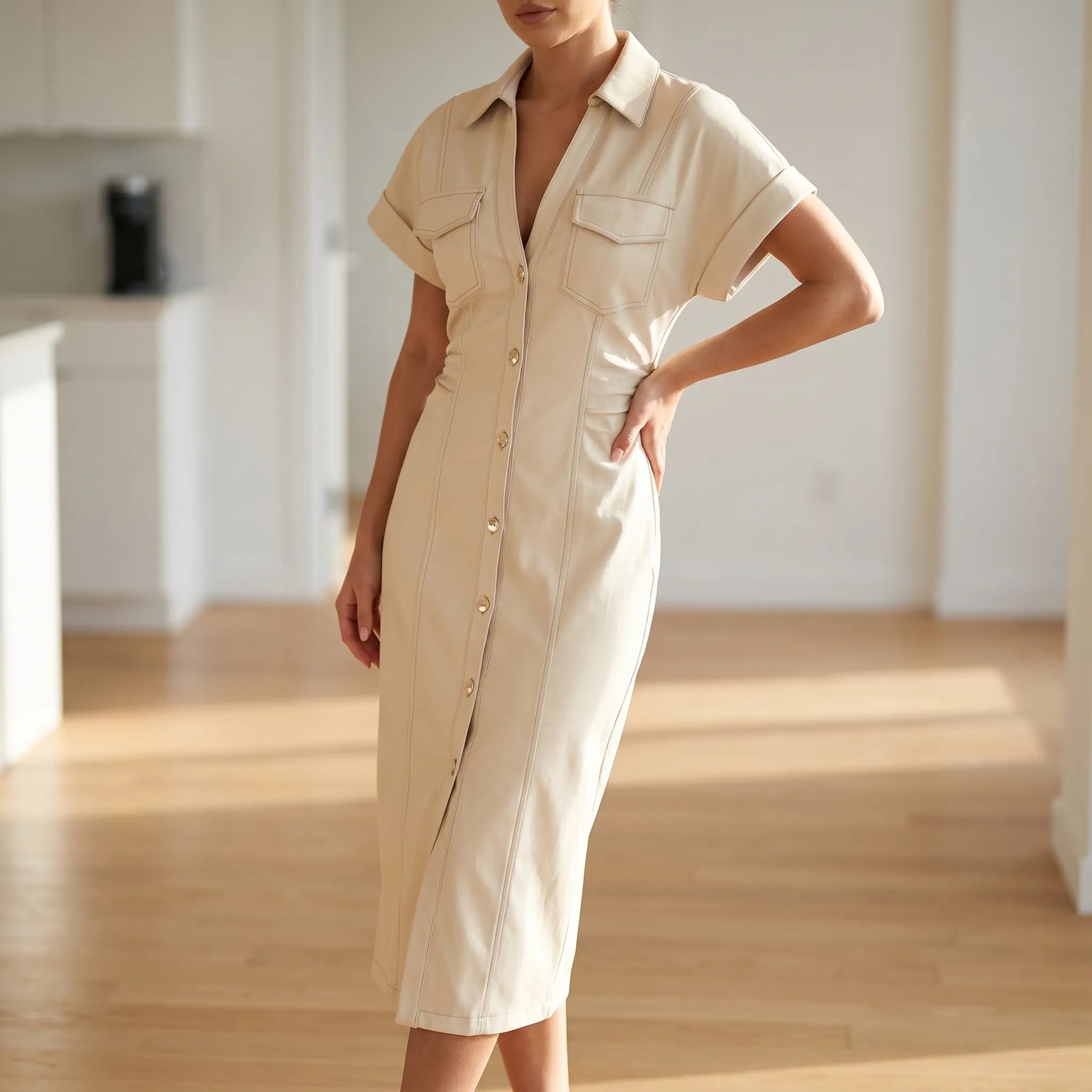 Getailleerde Blousejurk | Navando 