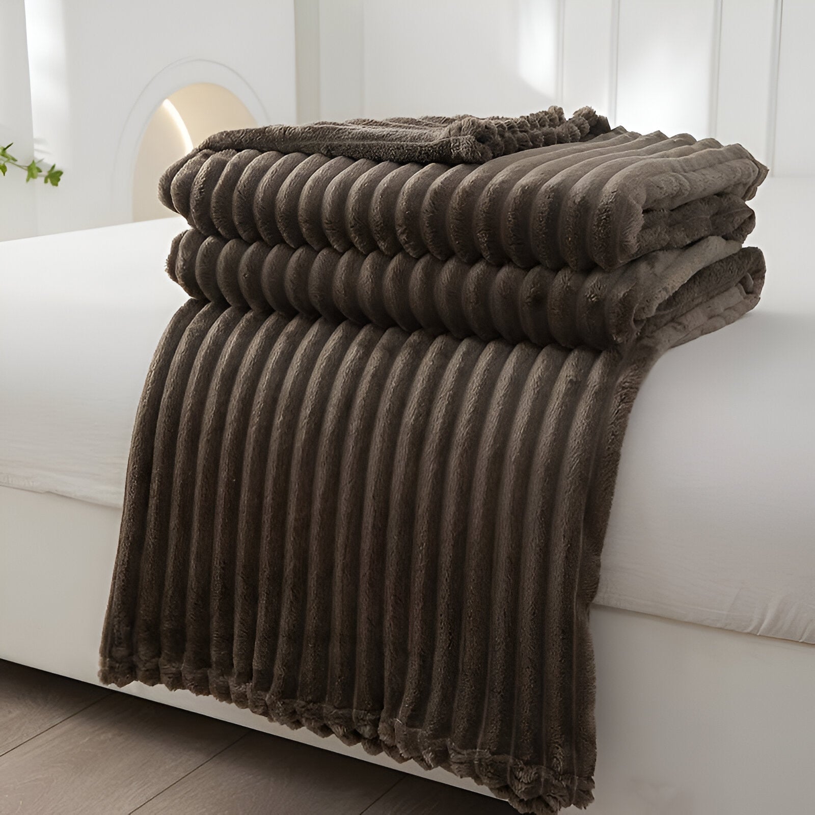 Gezellige | Ademend pluche fleecedeken 11
