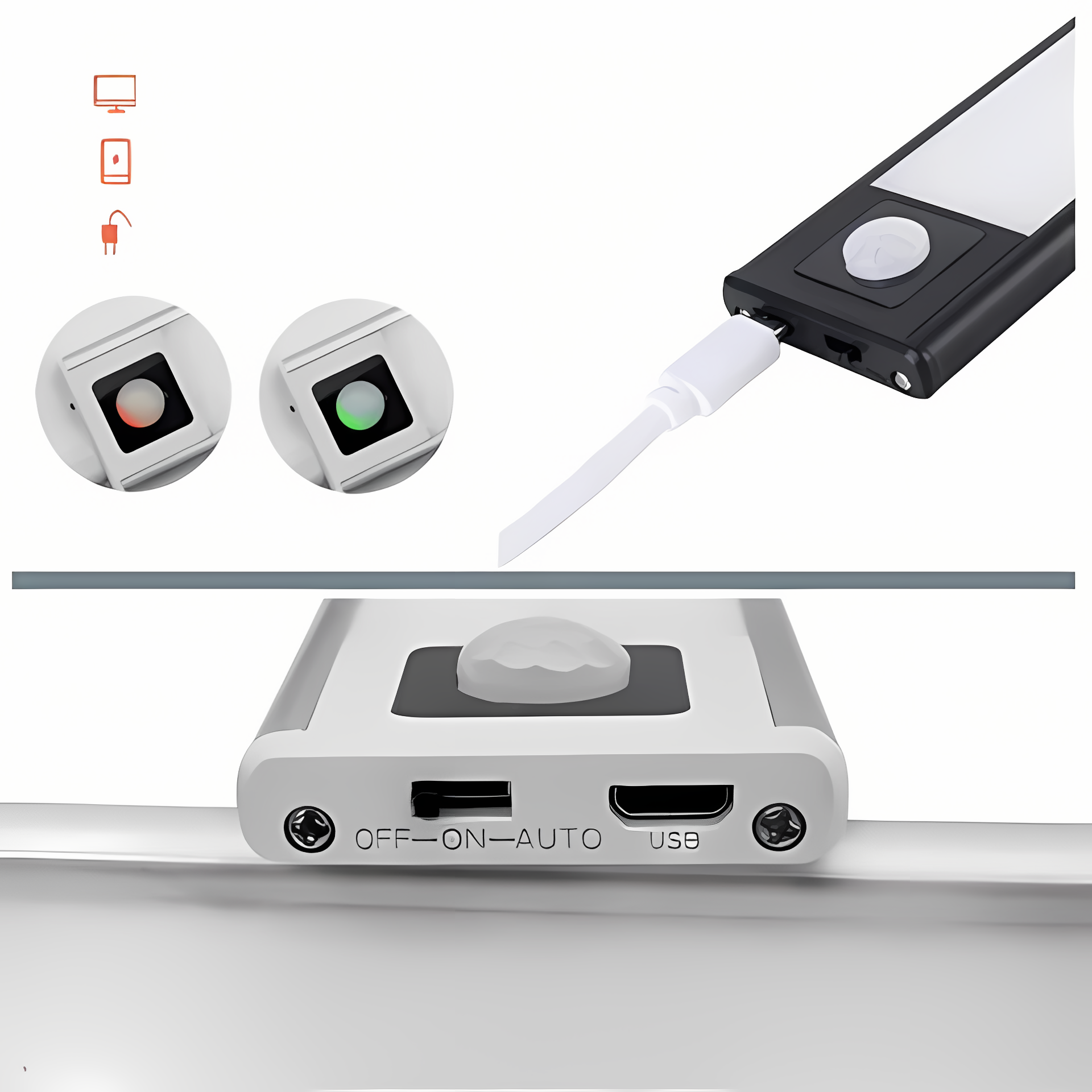 GlowBeam | Oplaadbare sensor-LED strips 7
