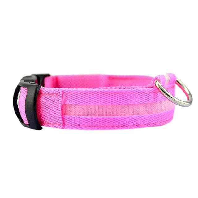 GlowPets | LED hondenhalsband met nylon vlechtwerk 6