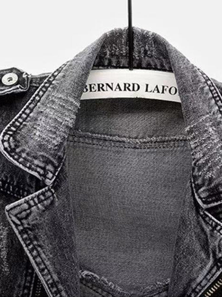 Didi - Denim Spijker Bodywarmer Dames