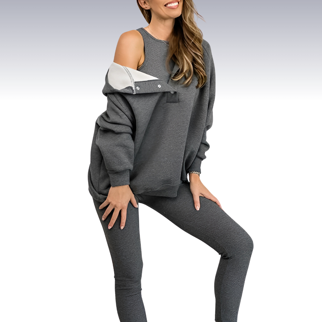 Grazia | Ademende sportset met top, beha en legging 10