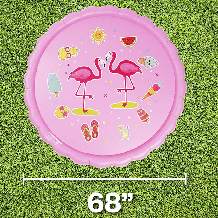 Grote Ronde Roze Zomerse Waterspeelmat | Navando 