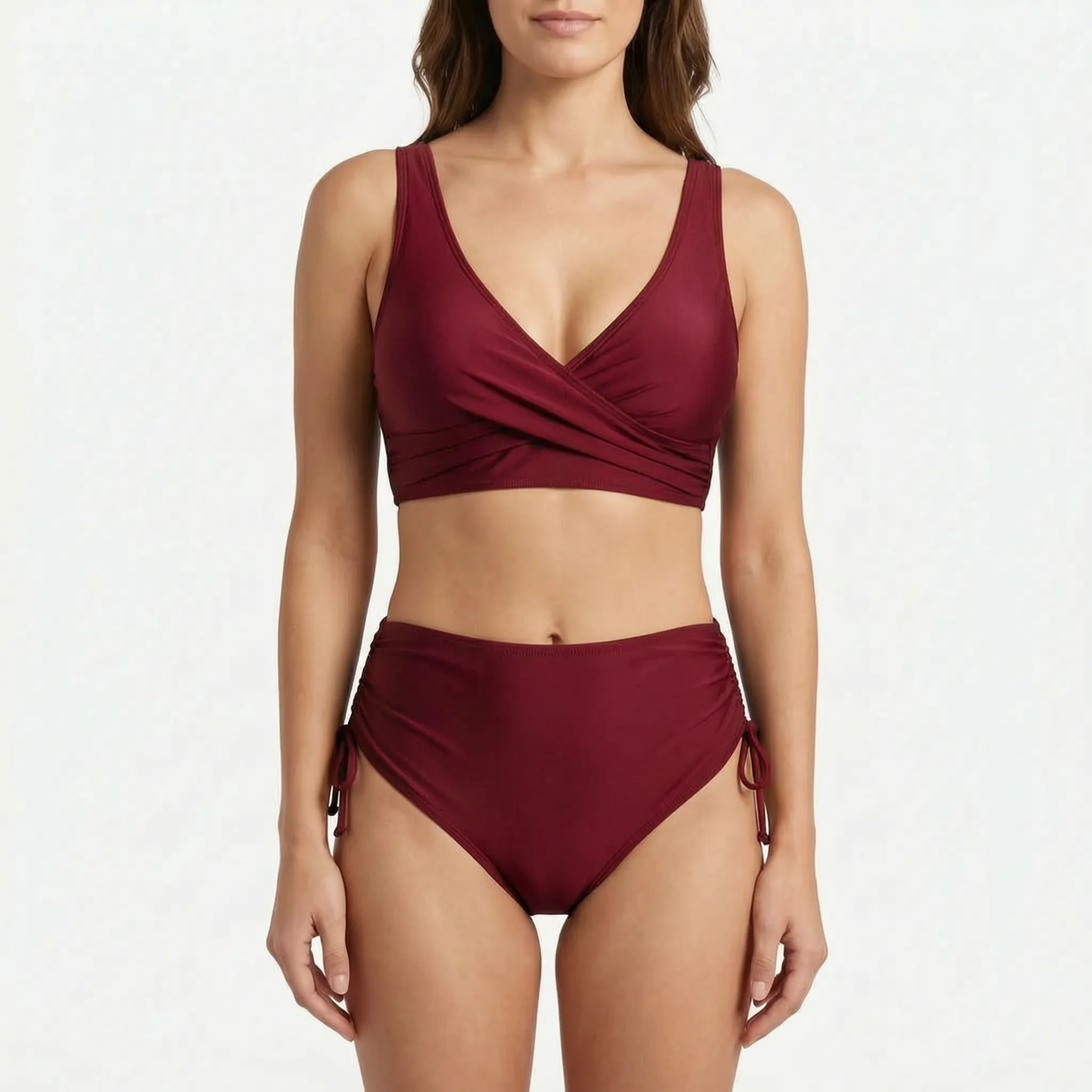 High-Waist Tweedelige Bikini | Navando 