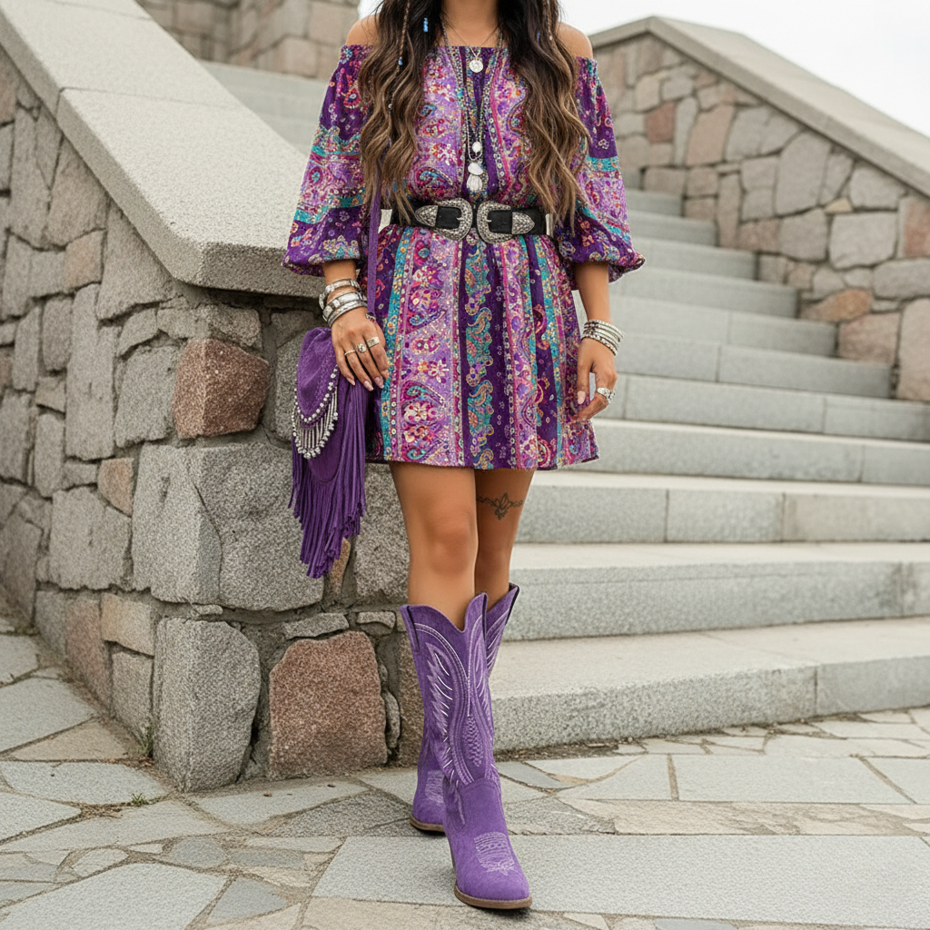 Hoge Western Laarzen | Navando 
