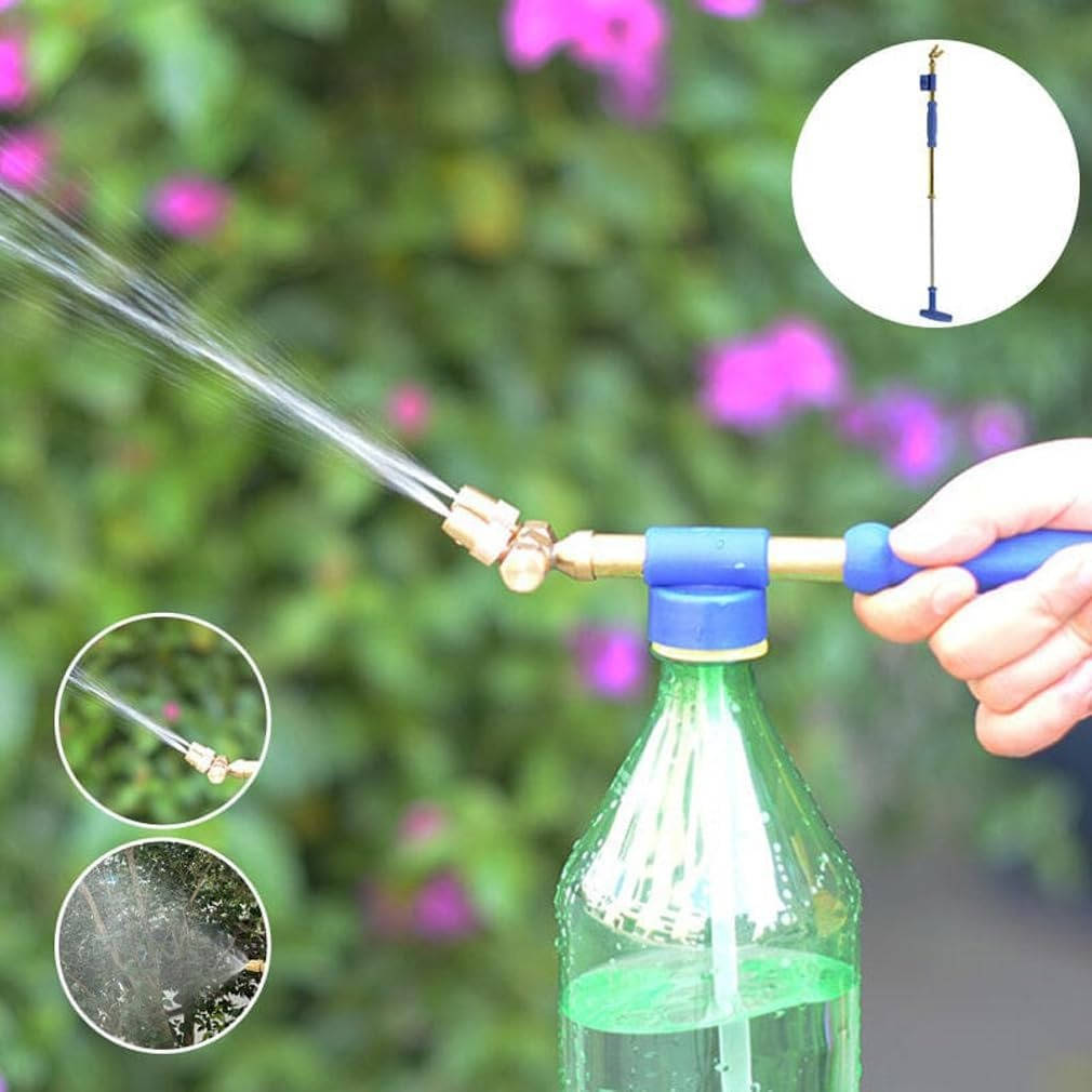 Hogedruk handtuinpompsproeier | Verstelbare spuitkop en telescopische stang 5