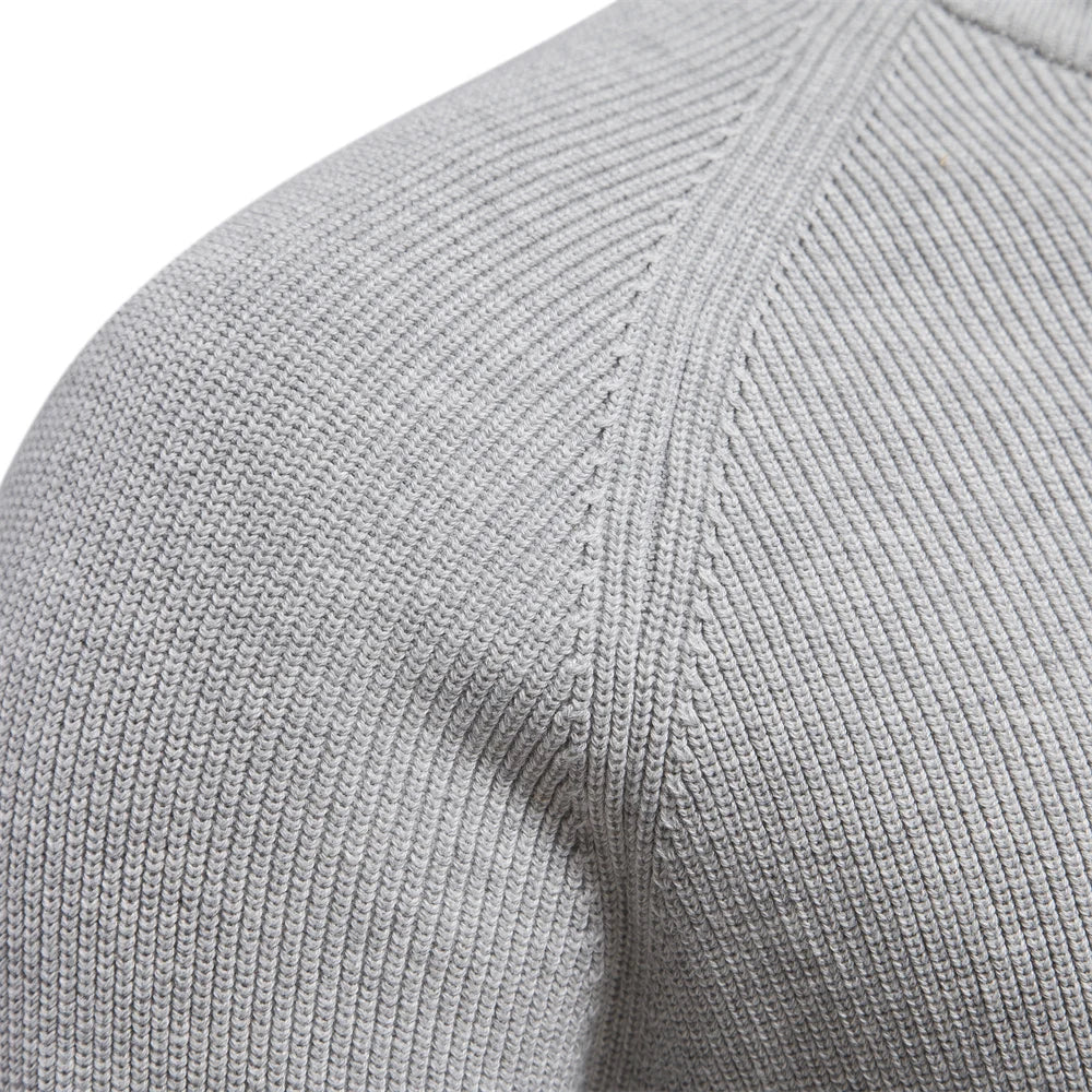 Hoog Col | Katoenen Cardigan Met Rits 2