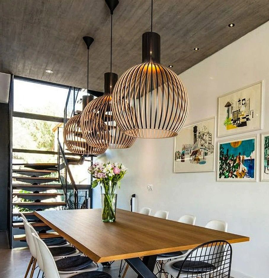 Houten lamp | Uniek ontwerp en aanpasbare hoogte 5