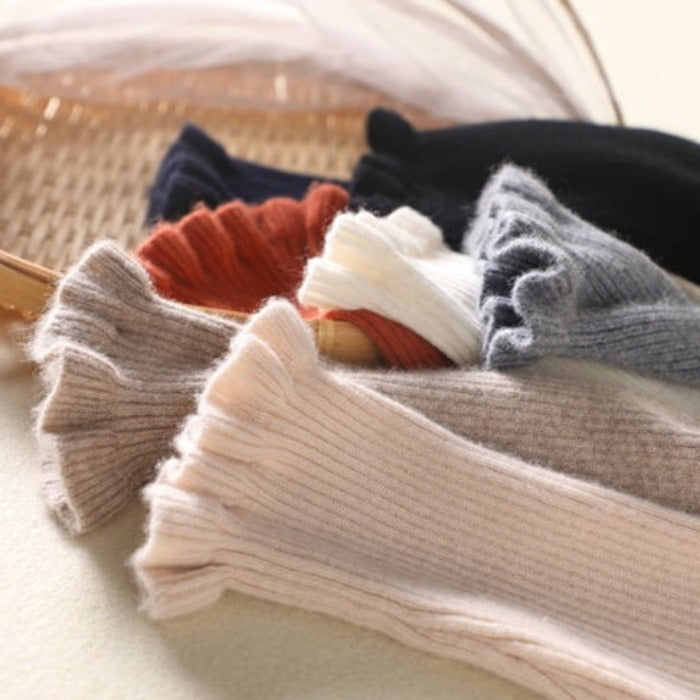 Penelope - Comfortabele Coltrui met Lange Mouwen en Ruffles voor Dames