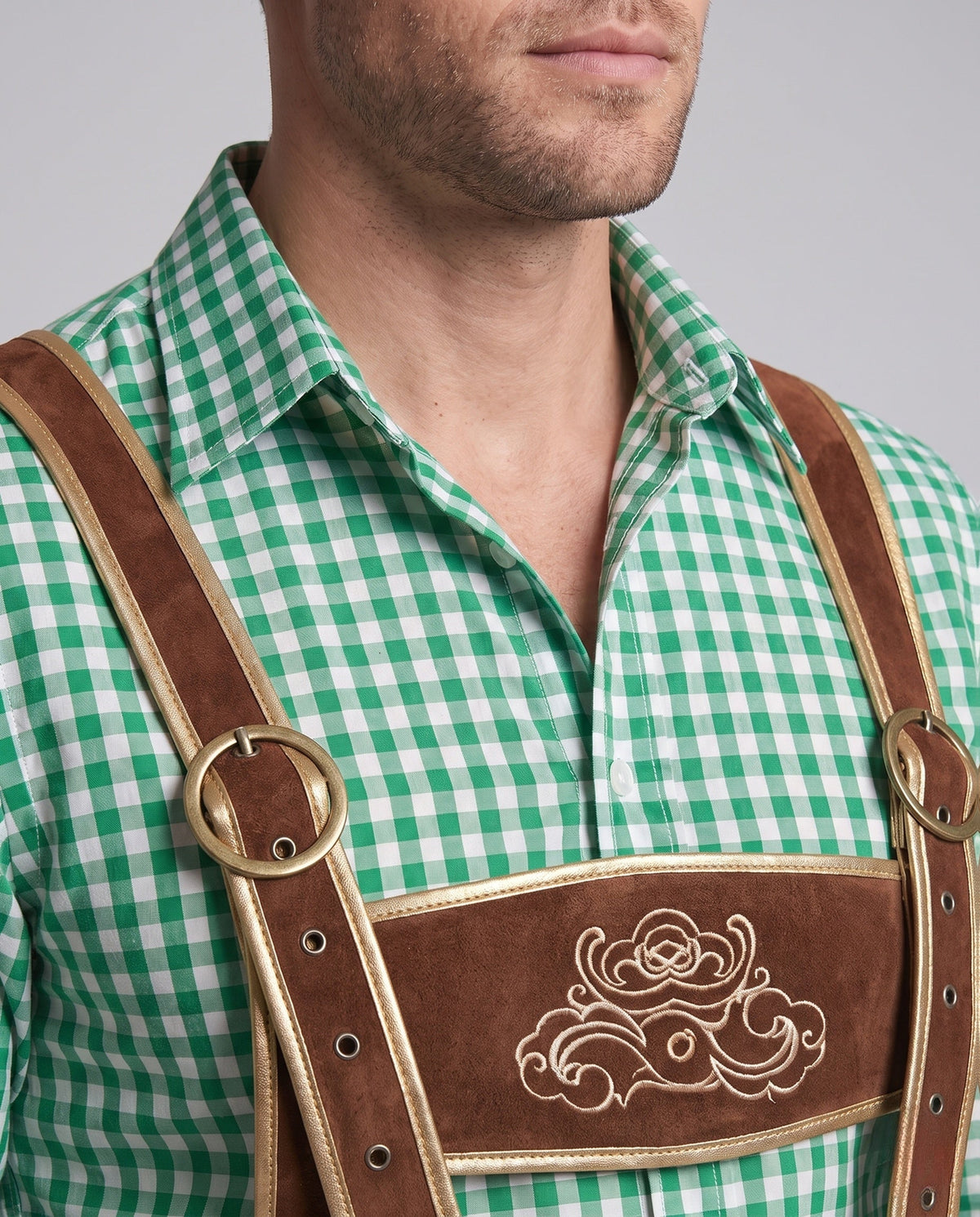 Ilyas | Klassieke Lederhosen Met Verstelbare Bretels