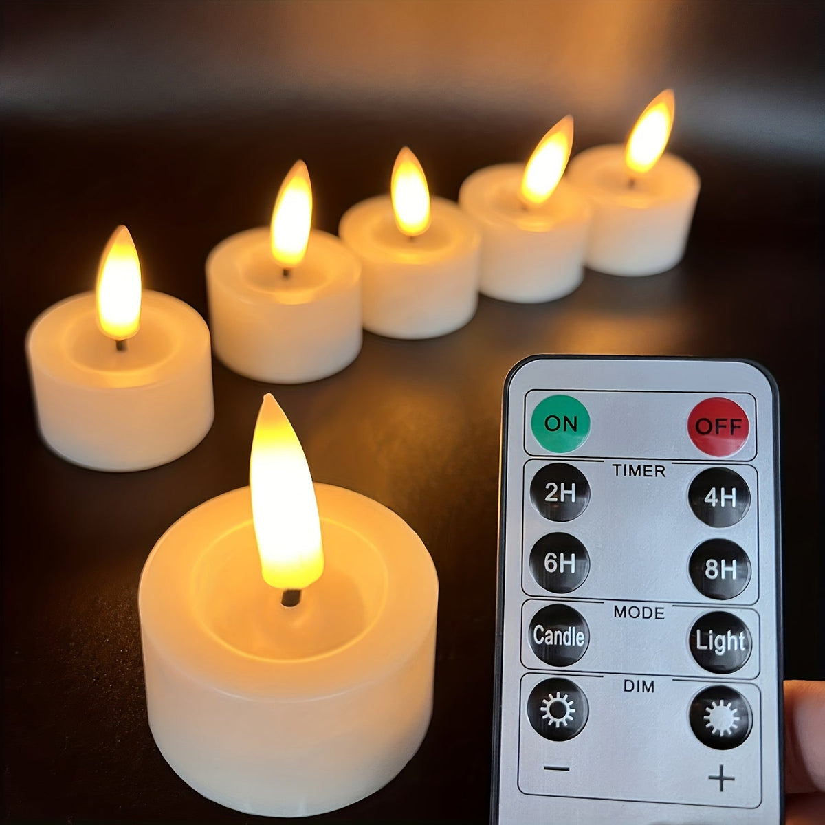 Inaya | LED Theelichtjes Met Afstandsbediening