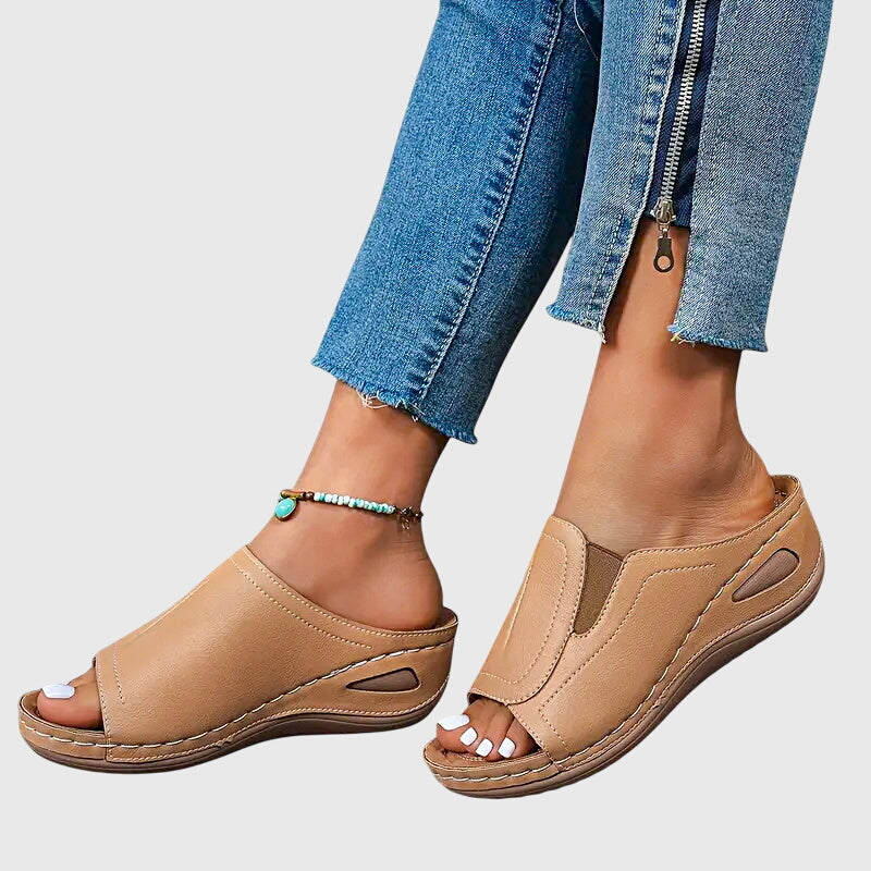 Instapsandalen Met Open Teen | Navando