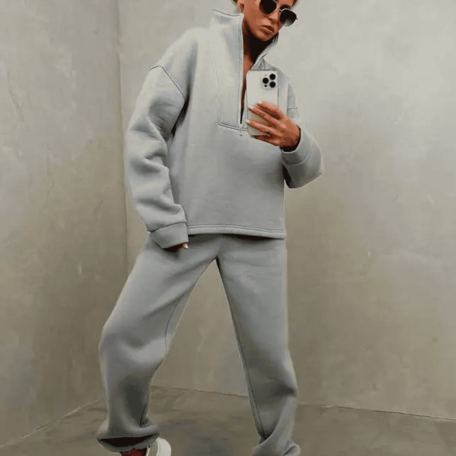 Isabella | Oversized trainingspakset met hoge hals 3