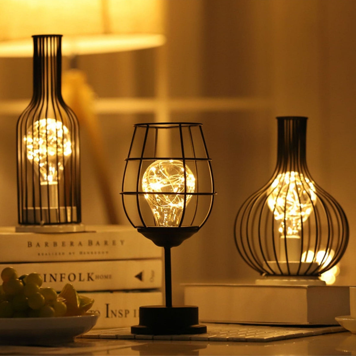Jaelynn | Moderne Industriële Tafellamp Met Open Frame