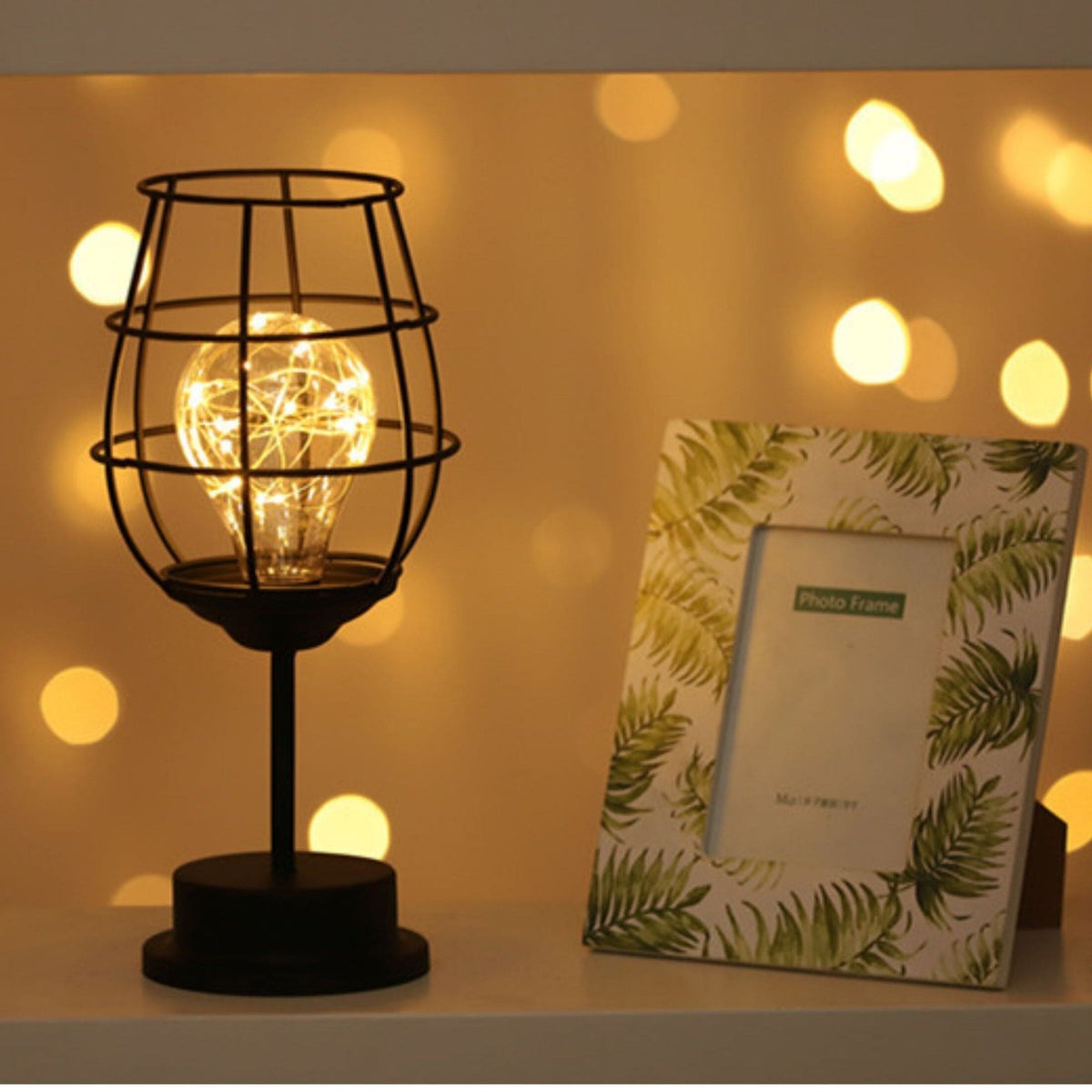 Jaelynn | Moderne Industriële Tafellamp Met Open Frame