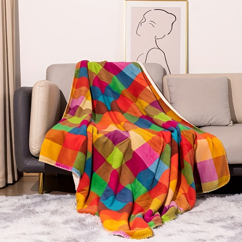 Jill | Geruit Plaid Met Zachte Voering