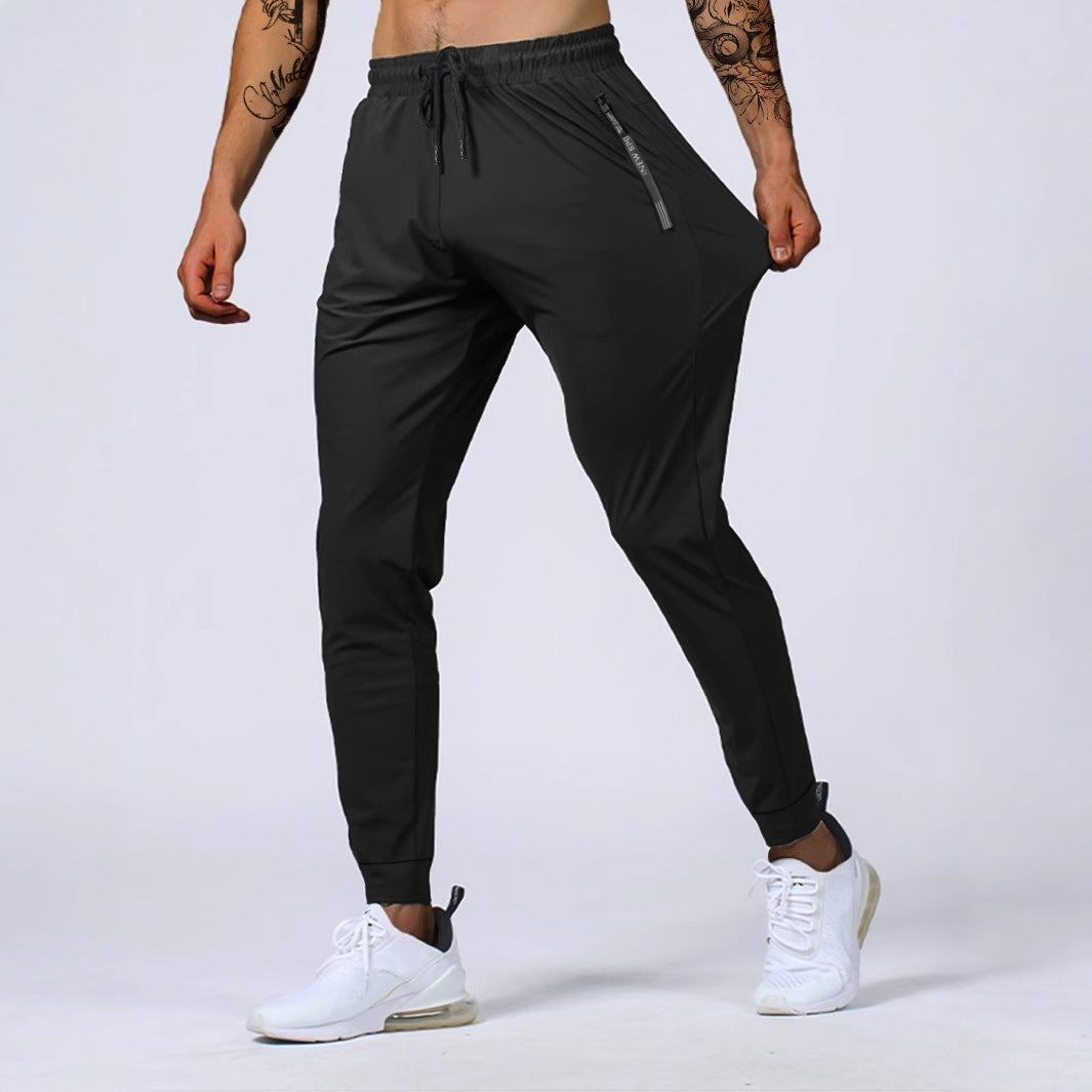 Joggers | Ademend stretchmateriaal met ritssluiting 2