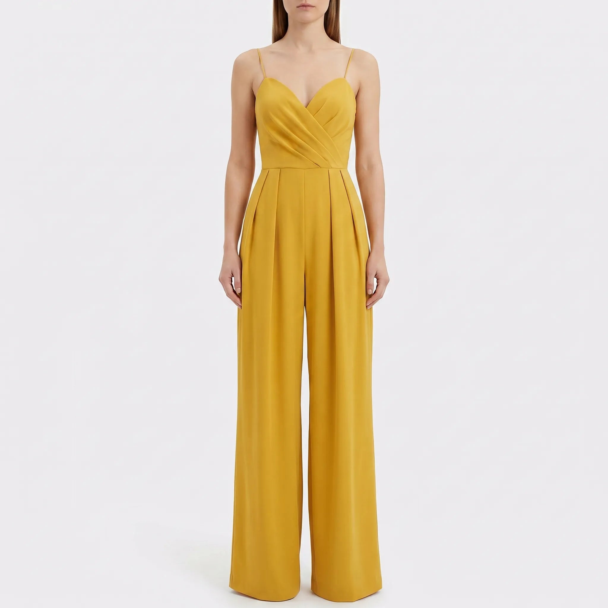 Jumpsuit Met Wijde Broekspijpen | Navando 