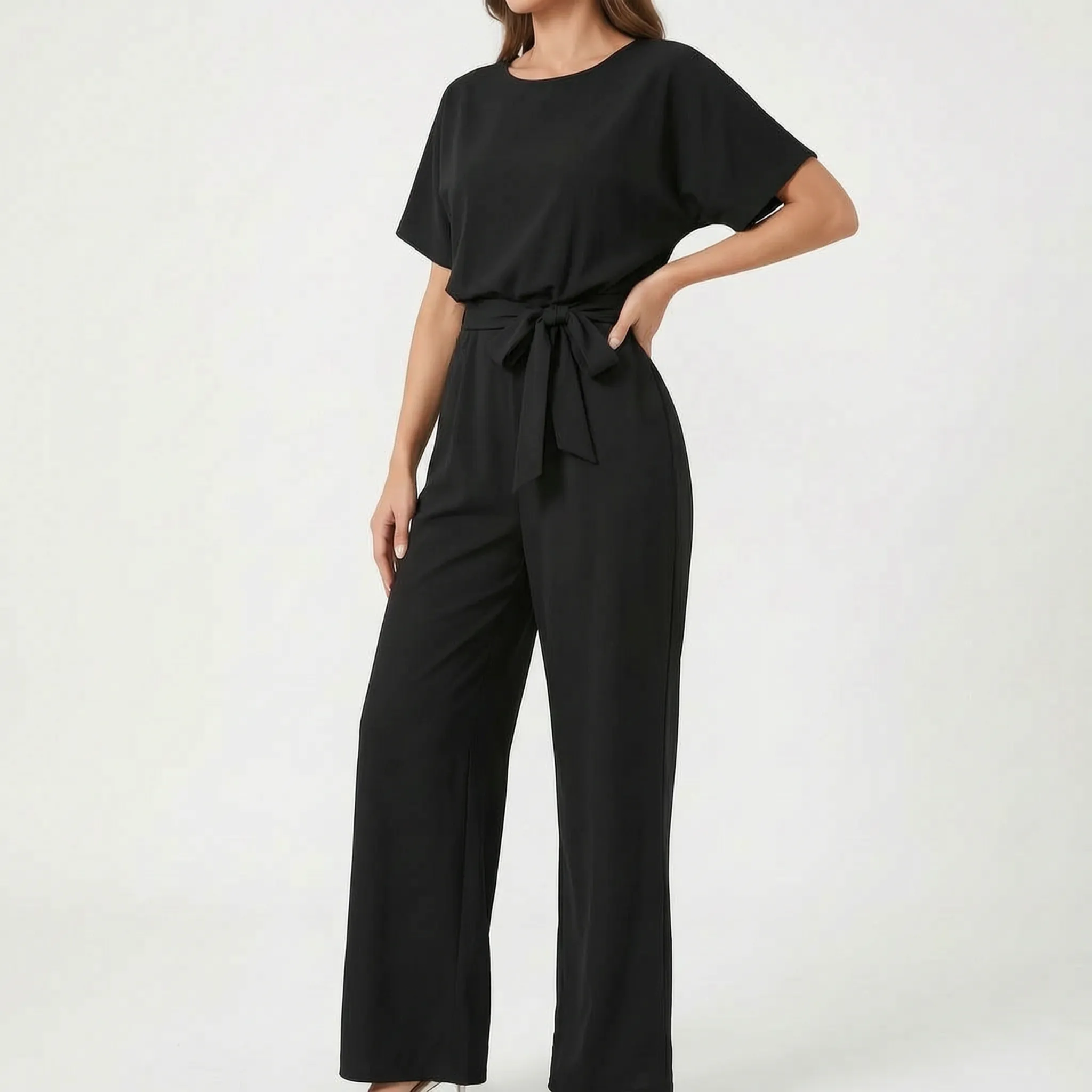 Jumpsuit Met Wijde Pijpen | Navando 