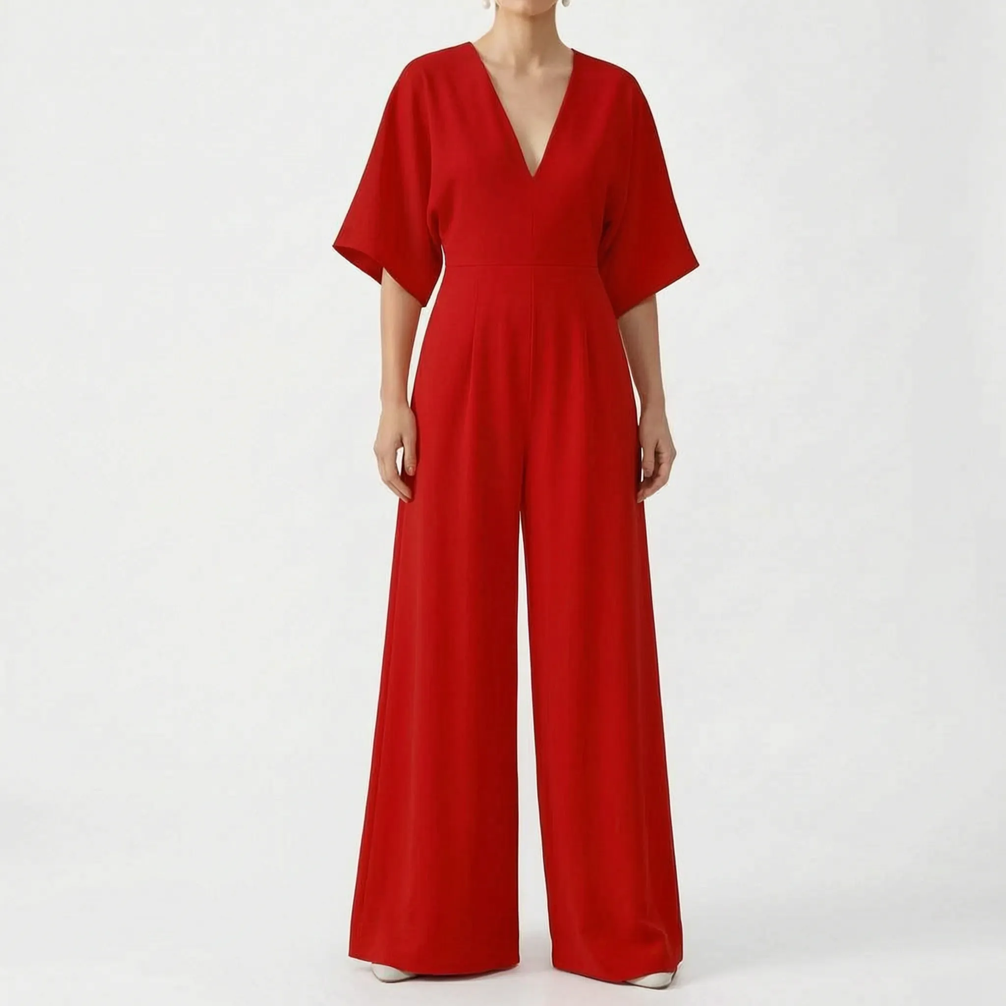 Jumpsuit Met Wijde Pijpen | Navando 