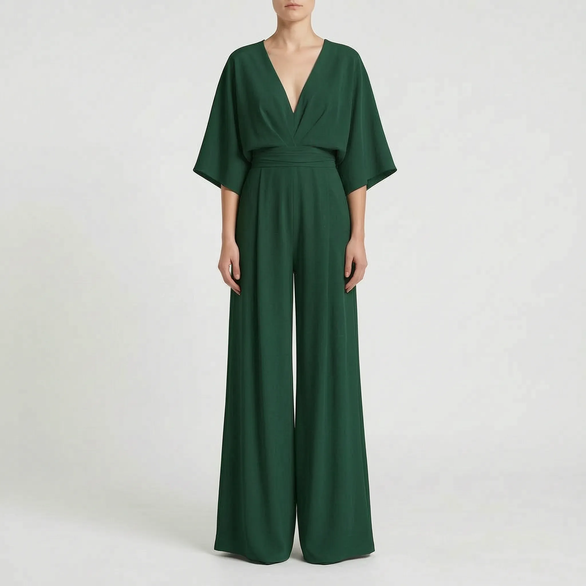 Jumpsuit Met Wijde Pijpen | Navando 