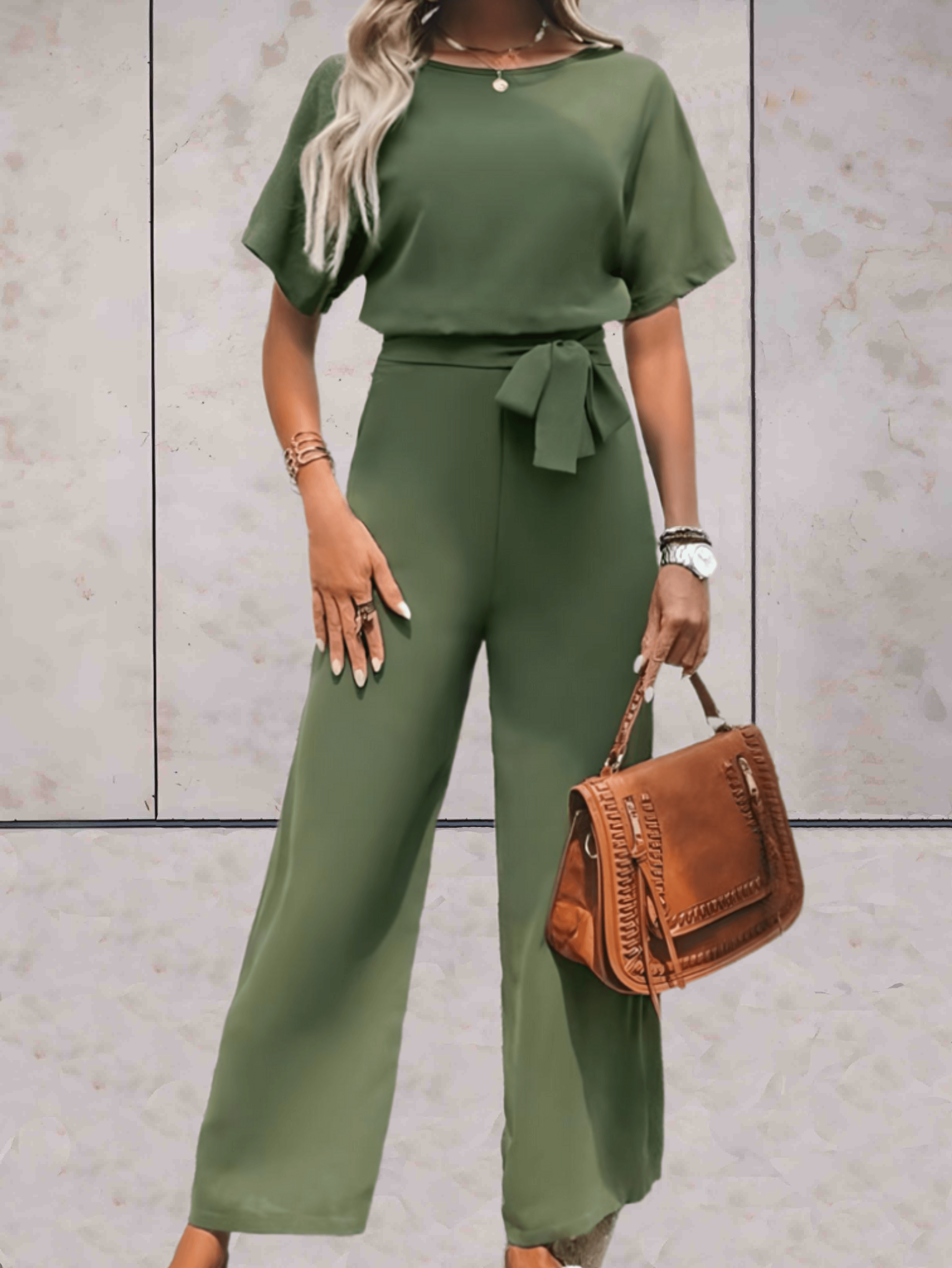 Jumpsuit Met Wijde Pijpen | Navando 