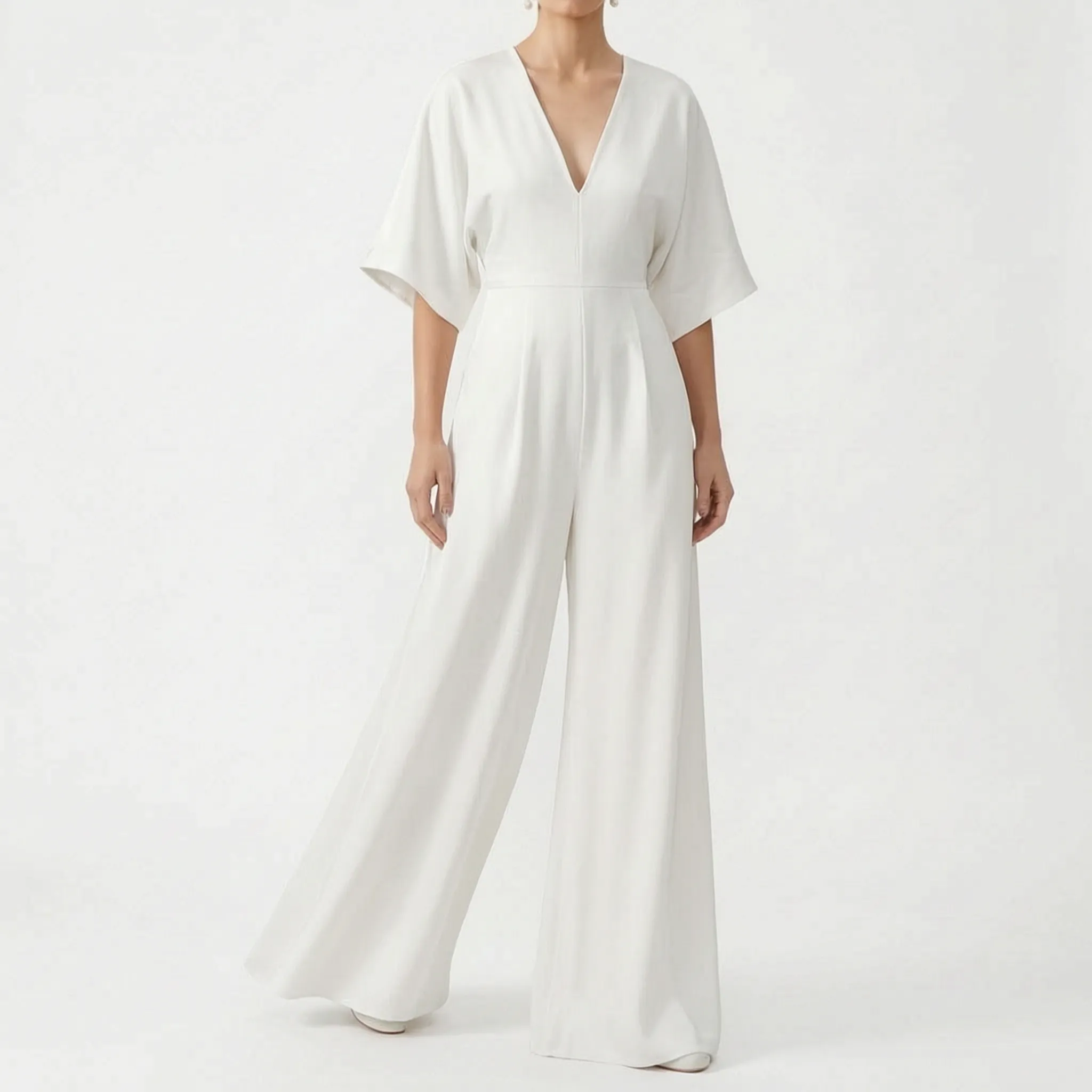 Jumpsuit Met Wijde Pijpen | Navando 