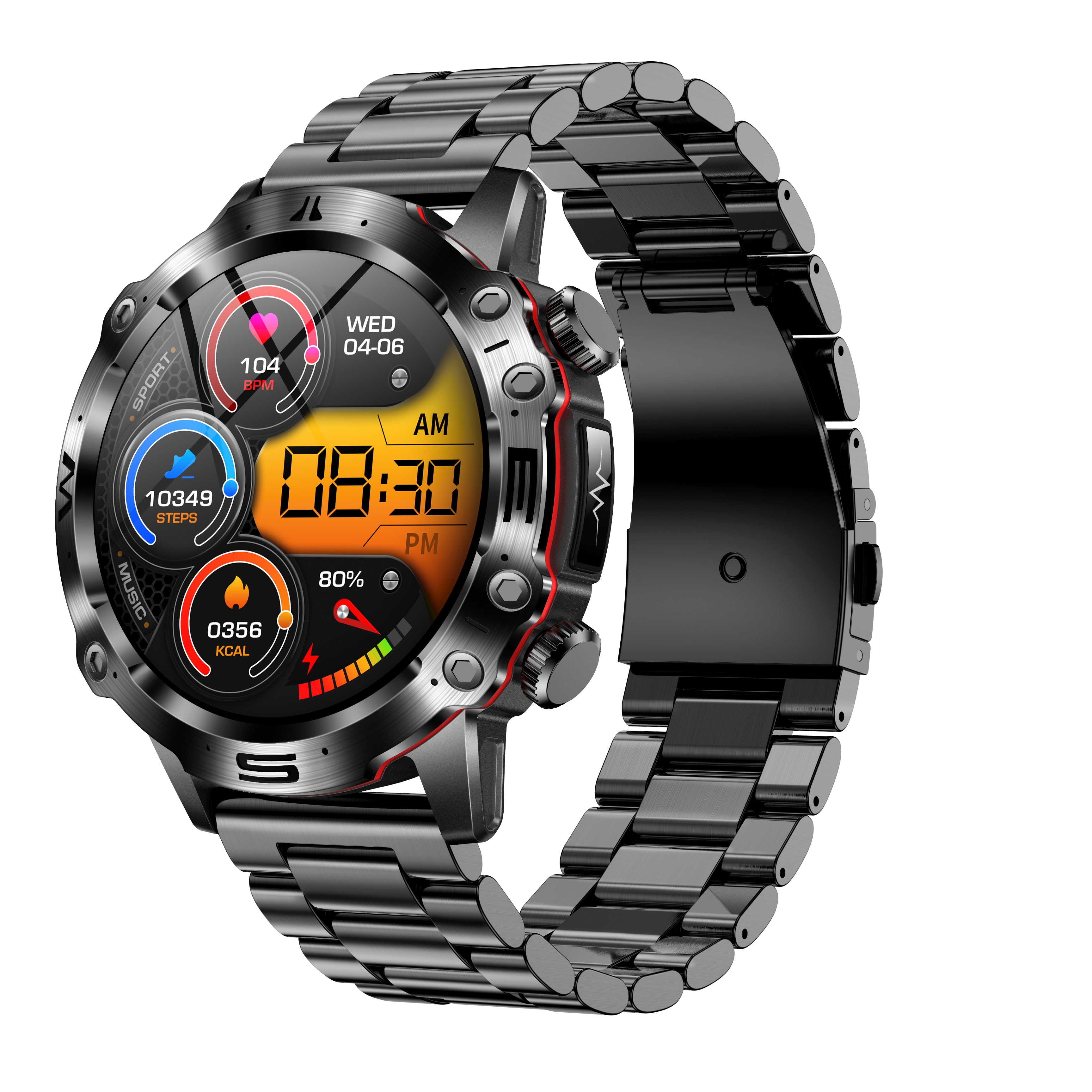 KL482 | AMOLED touchscreen sportwatch met ECG-gezondheidsregistratie 1
