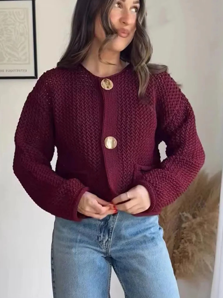 Trui-Vest-Dames-Victoria-Mae-Nederland-Belgie-Bordeaux-Bourgondy