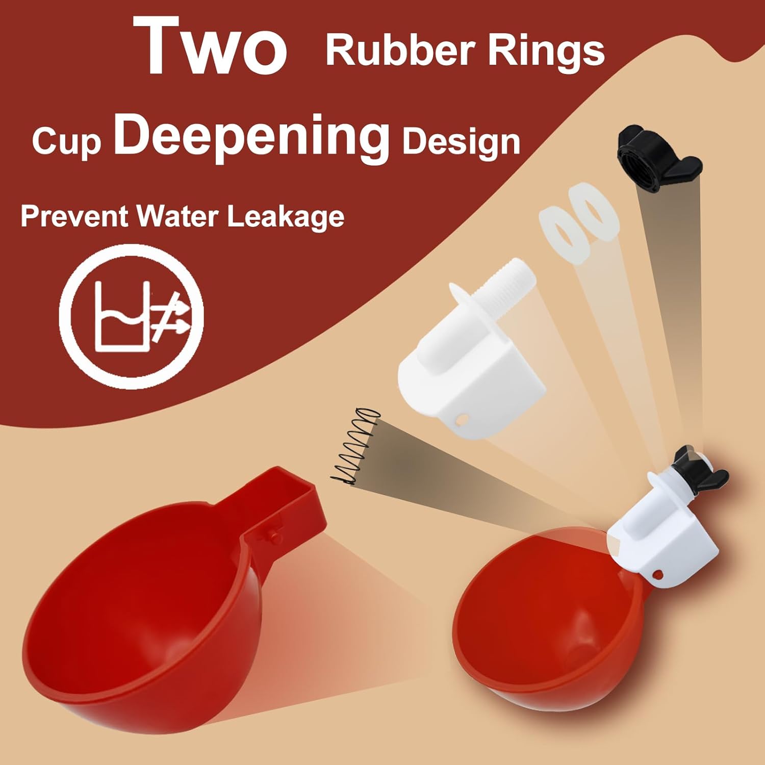 Kippenwaterer | Automatische bijvulling en lekpreventie 4