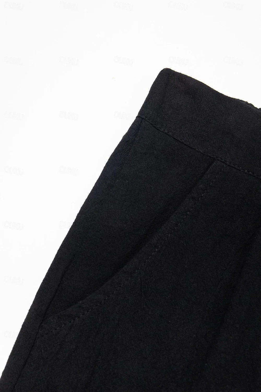 Klassieke linnen-katoenen korte broek | Ademend, comfortabel, klassieke snit 5