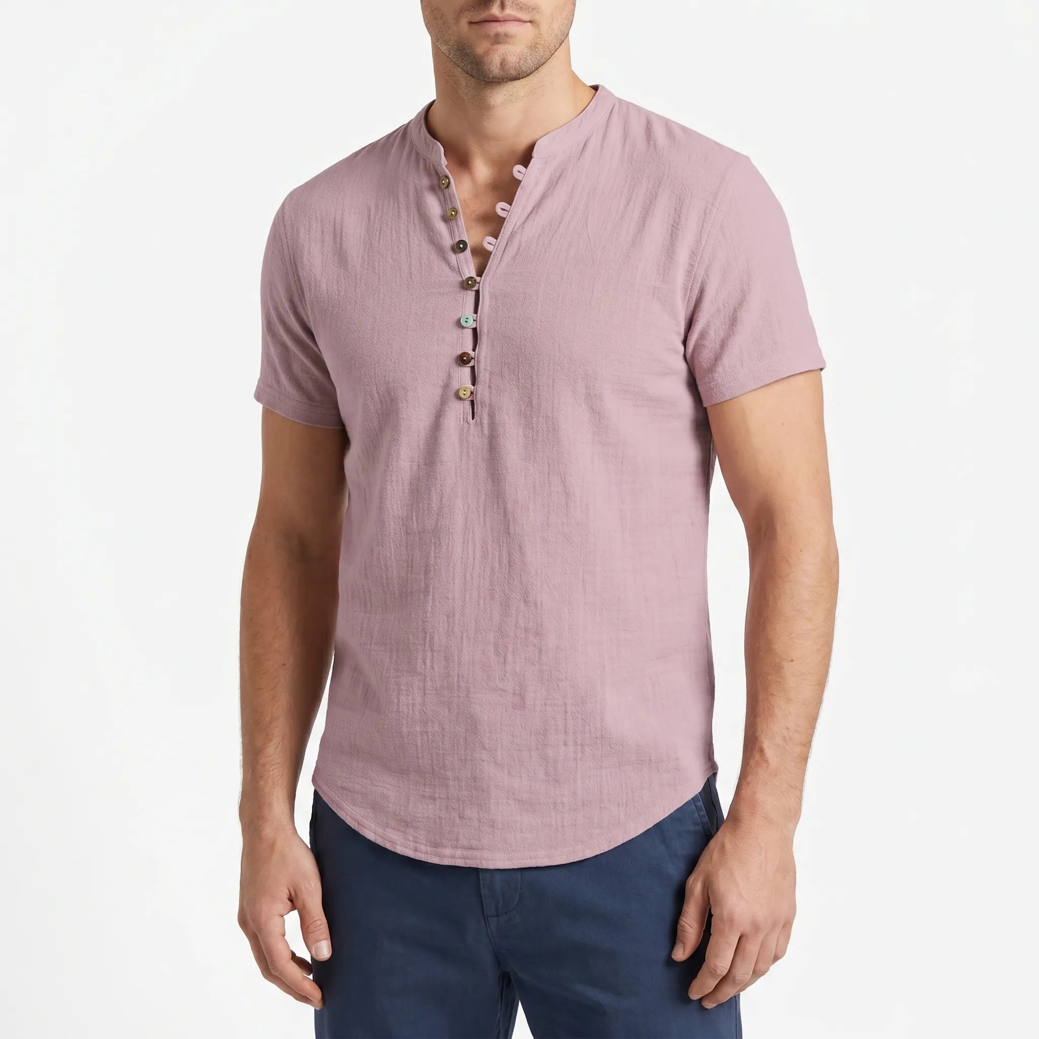 Korte Mouwen Herenshirt | Navando 