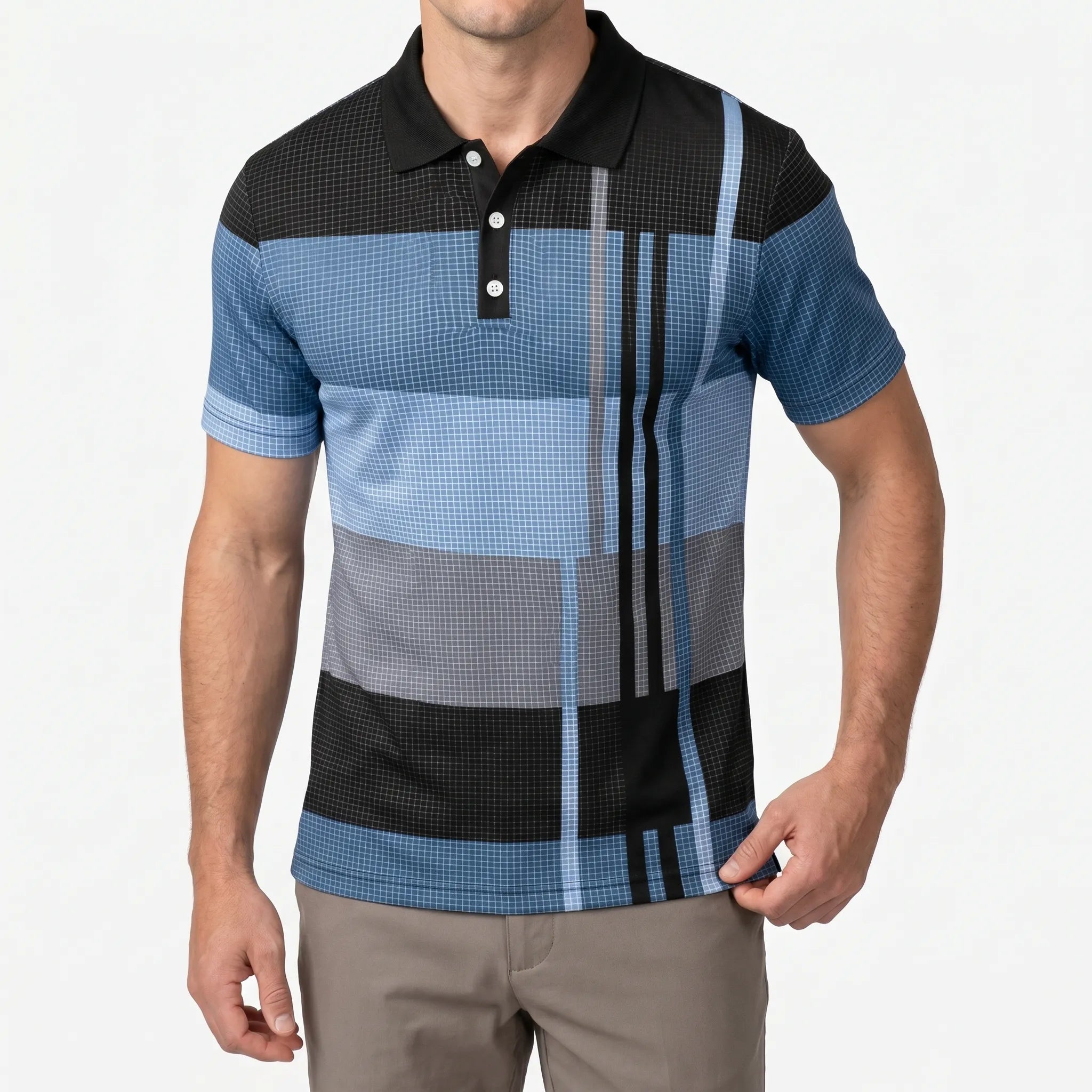 Korte Mouwen Polo Met Print | Navando 