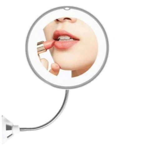 LED-verlichte spiegel | Flexibele zwanenhals met 10x vergroting 4