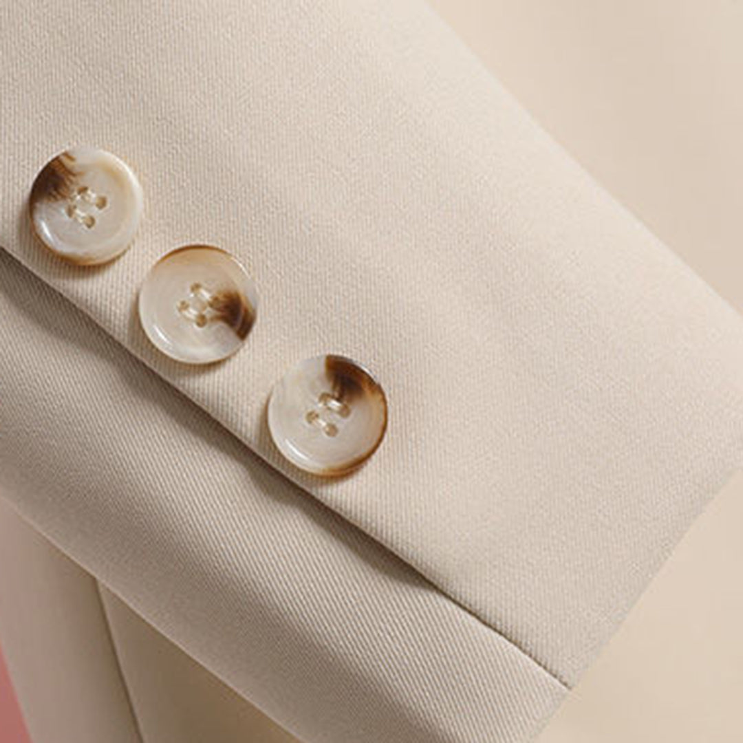 Sophia - Stijlvolle Lange Blazer met Riem voor Dames