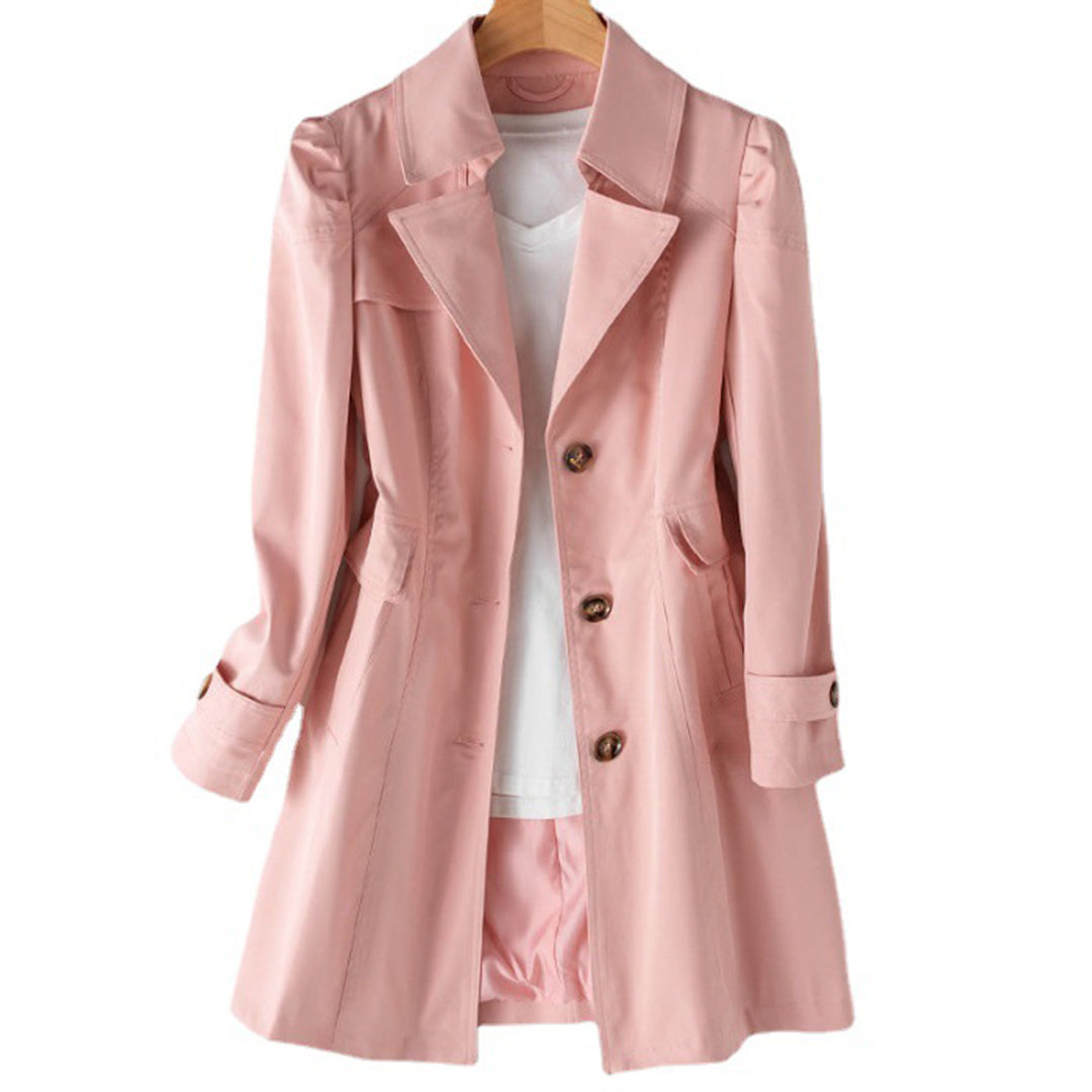 Lichtgewicht lange trenchcoat – Dames lente-bovenkleding met riem