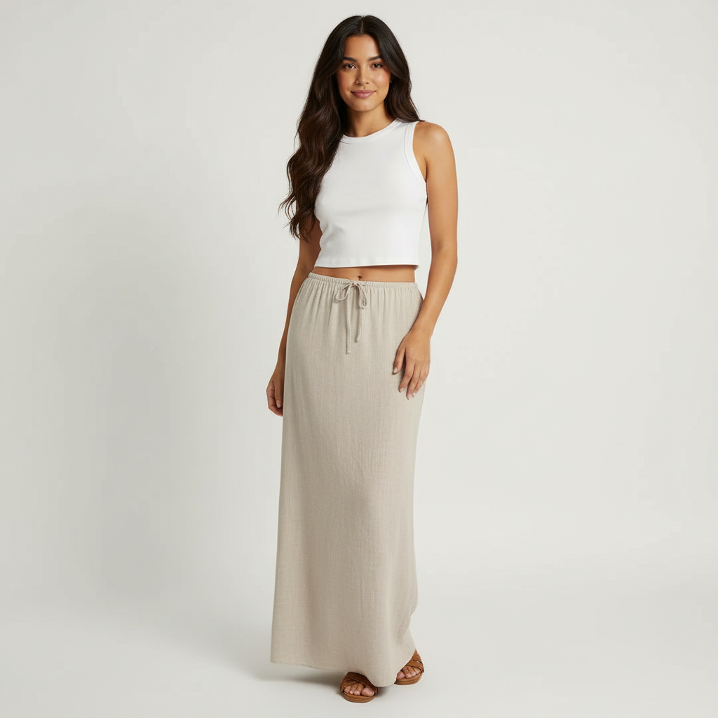 Lange Casual Rok | Navando