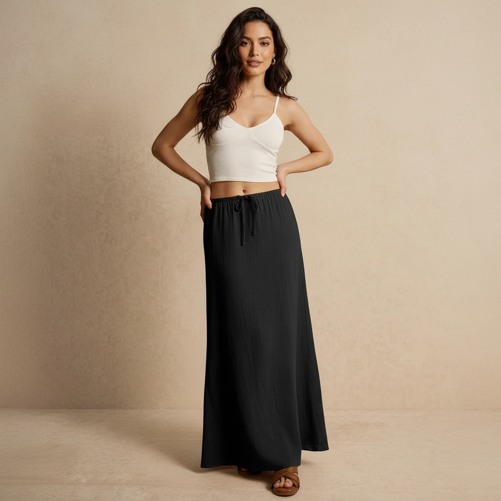 Lange Casual Rok | Navando