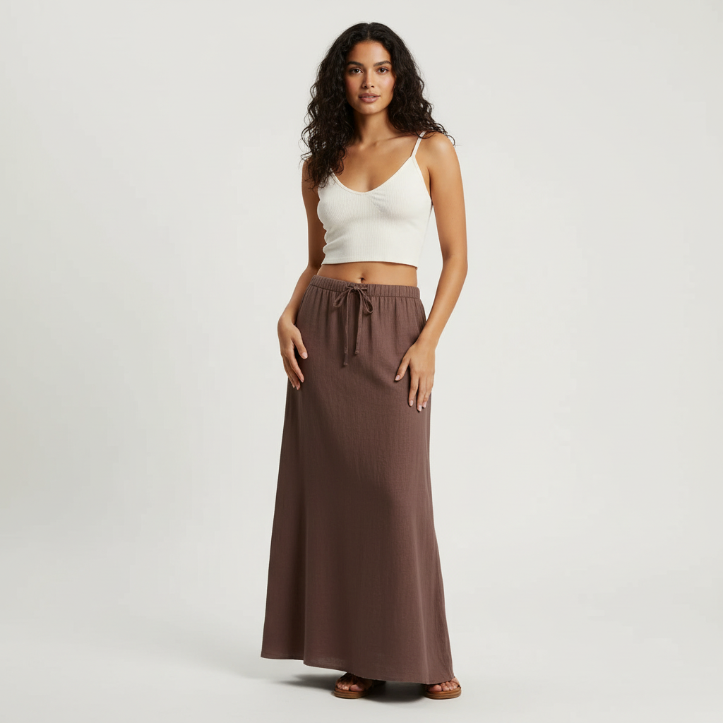 Lange Casual Rok | Navando