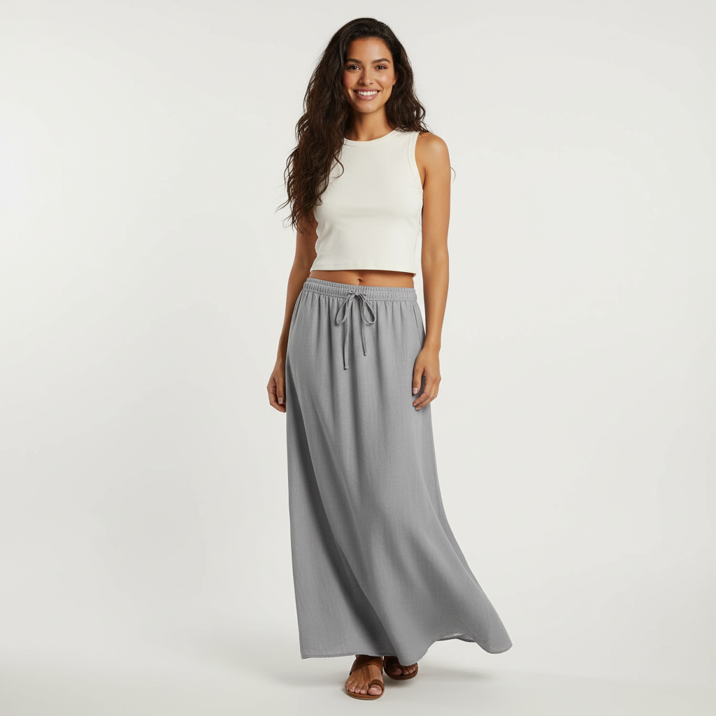 Lange Casual Rok | Navando