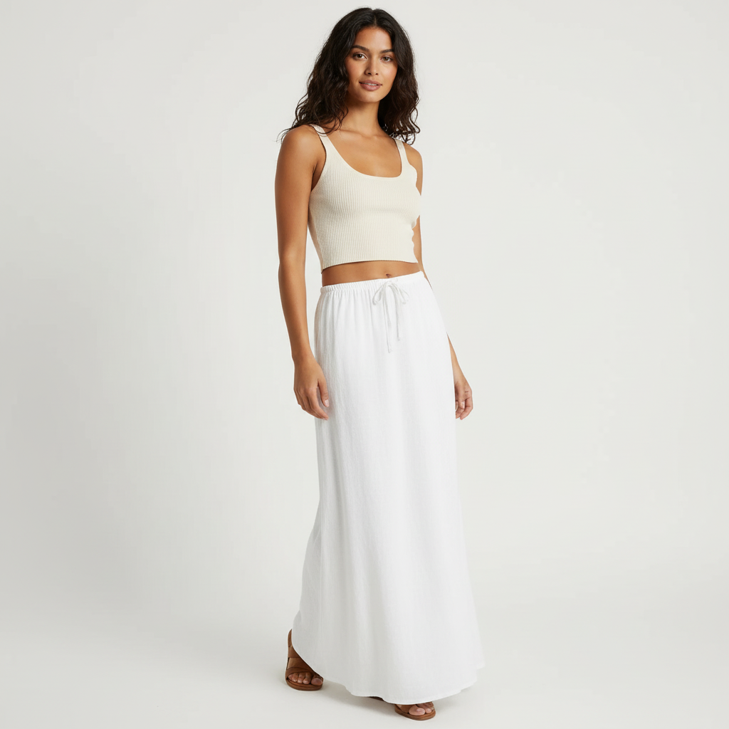 Lange Casual Rok | Navando