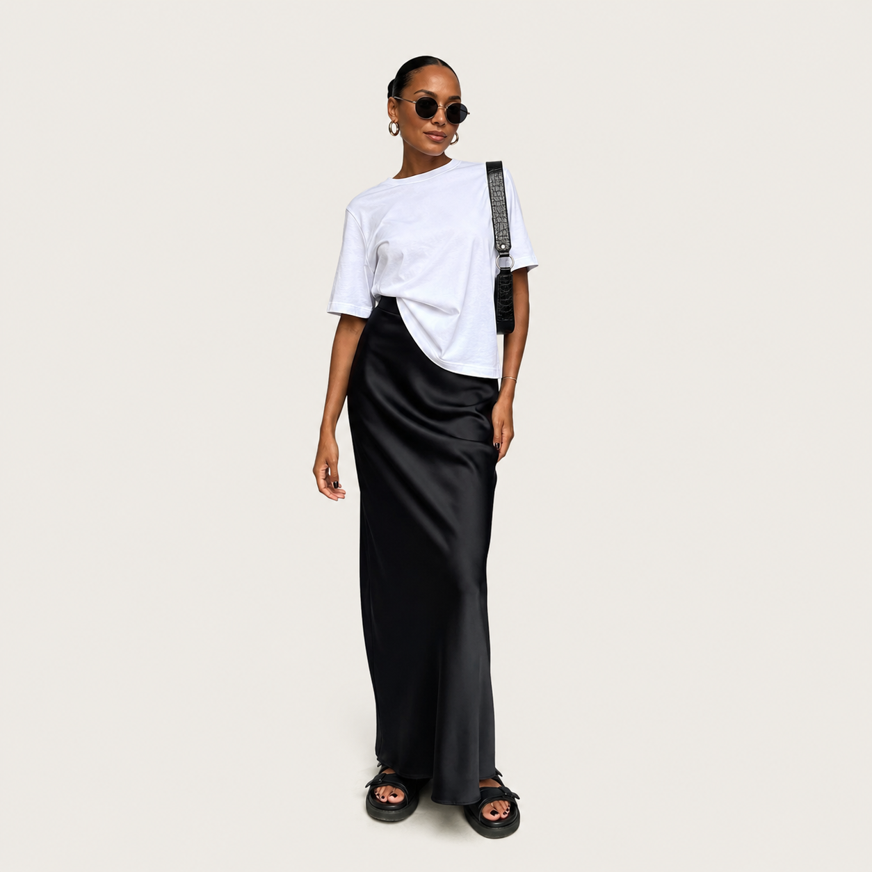 Lange Rok Met Hoge Taille | Navando