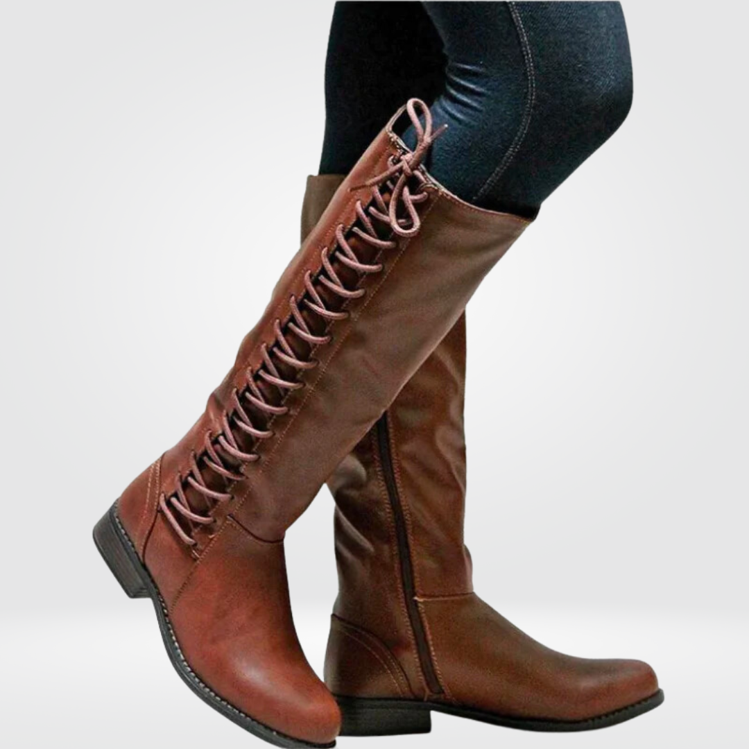 Lenne | Hoge Overknee Laarzen Met Veters