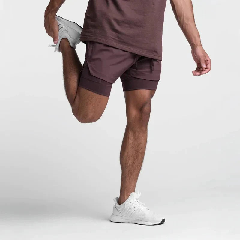 Lichte 2-In-1 sportshort Met Binnenvoering | Navando