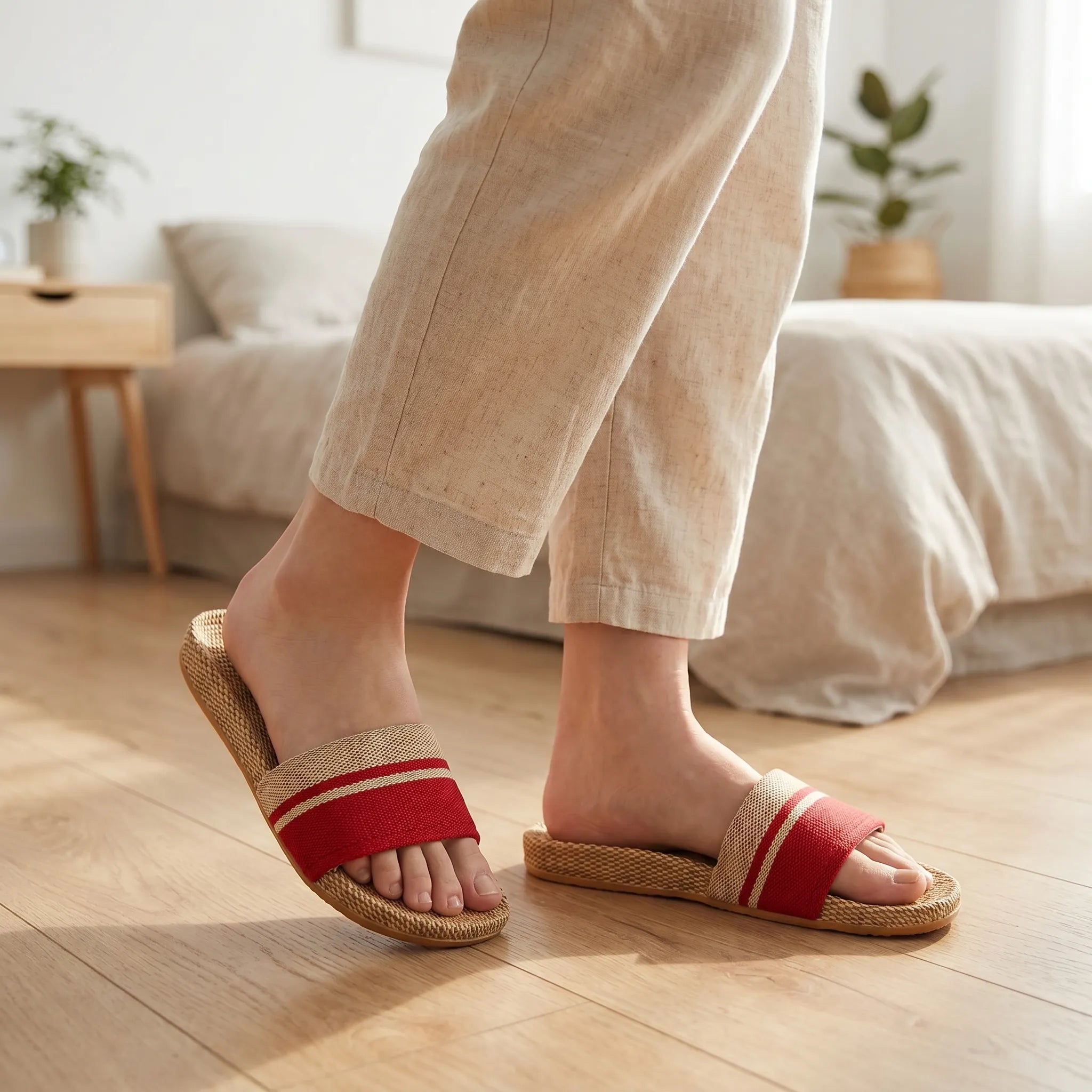 Lichte Open Slippers Voor Binnenshuis | Navando 